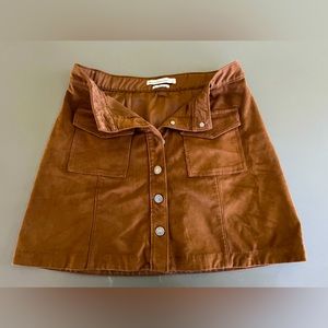 Suede Abercrombie Skirt. Worn once for fall photos